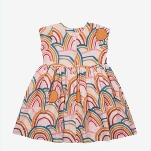 Pink Chicken Winnie Colorful Cap Sleeve Sundress